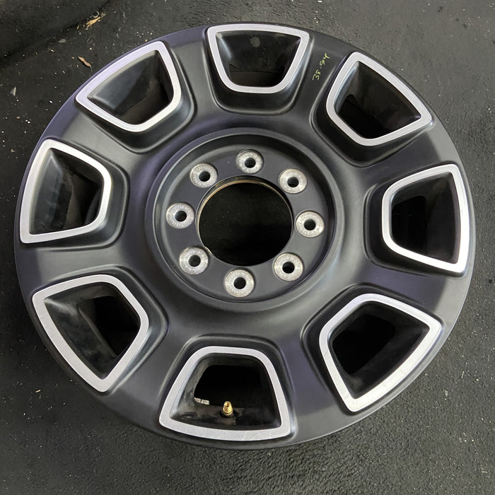 20" FORD F250SD PICKUP 23-25 20x8, , solid spoke, black, slotted spoke Original - Side Profile