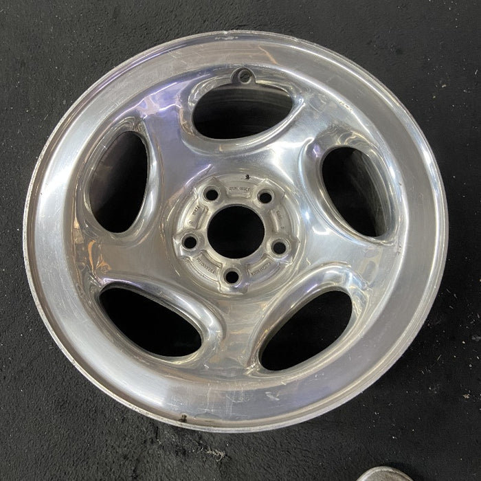 16" EXPLORER 98 16x7 aluminum 5 spoke ID F87A-HA polished face Original OEM Wheel Rim