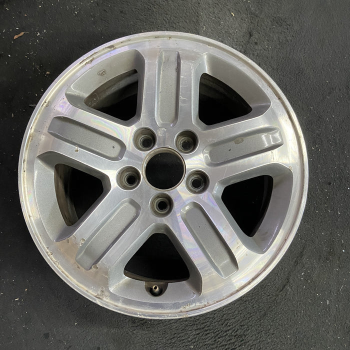 16" PILOT 03-04 16x6.5, alloy, 5 spoke, machined finish Original OEM Wheel Rim