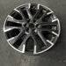20" TRAVERSE 24 , 20x8, machined black Original OEM Wheel Rim - Close-Up Detail