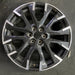 20" TRAVERSE 24 , 20x8, machined black Original OEM Wheel Rim - Angle View