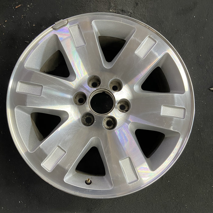 20" SIERRA 1500 PICKUP 07 , 20x8.5, 6 spoke, machined finish Original OEM Wheel - Angle View