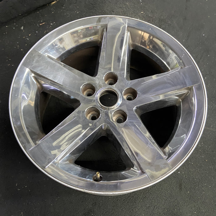 20" DODGE 1500 PICKUP 09-10 20x9 , 5 spoke Original OEM Wheel Rim - Side Profile