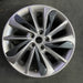 18" ENCORE GX 20 18x7.5 10 spoke silver with black inserts opt RQJ Original OEM - Front View