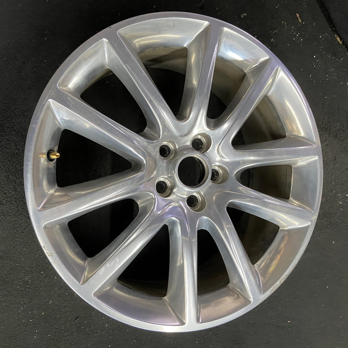 19" MKZ 13-14 19x8 , 10 spoke Original OEM Wheel Rim - Side Profile
