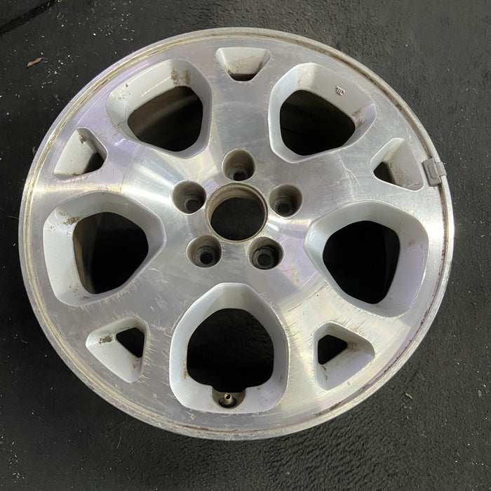 17" MDX 01-02 17x6.5 , curved spokes Original OEM Wheel Rim - Side Profile