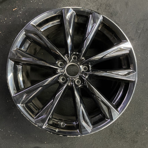 19" LEXUS IS350 21-24 19x9.5 , 5 split spoke Original OEM Wheel Rim - Angle View