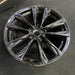 19" LEXUS IS350 21-24 19x9.5 , 5 split spoke Original OEM Wheel Rim - Side Profile