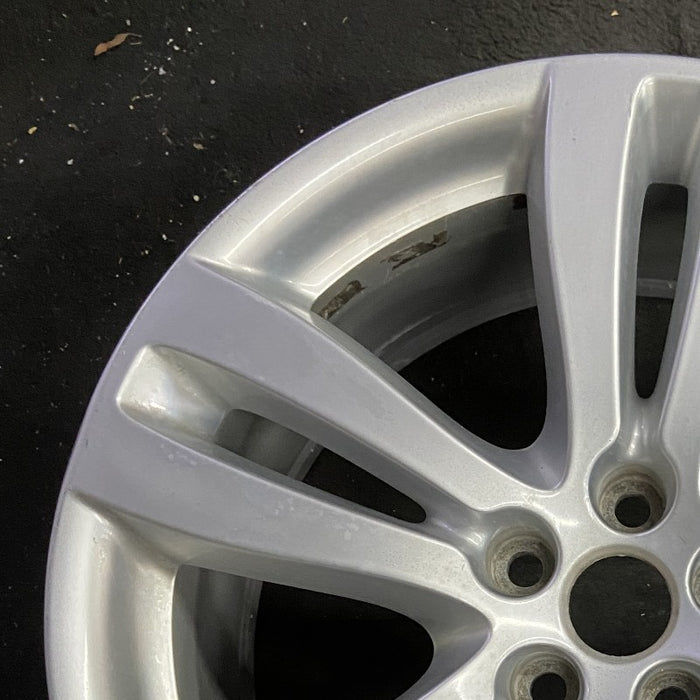 19" XJ 10-15 19x9 alloy 5 double spoke silver Original OEM Wheel Rim