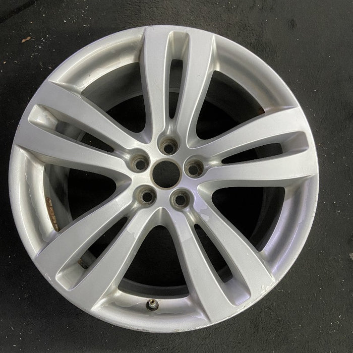 19" XJ 10-15 19x10 alloy 5 double spoke silver Original OEM Wheel Rim