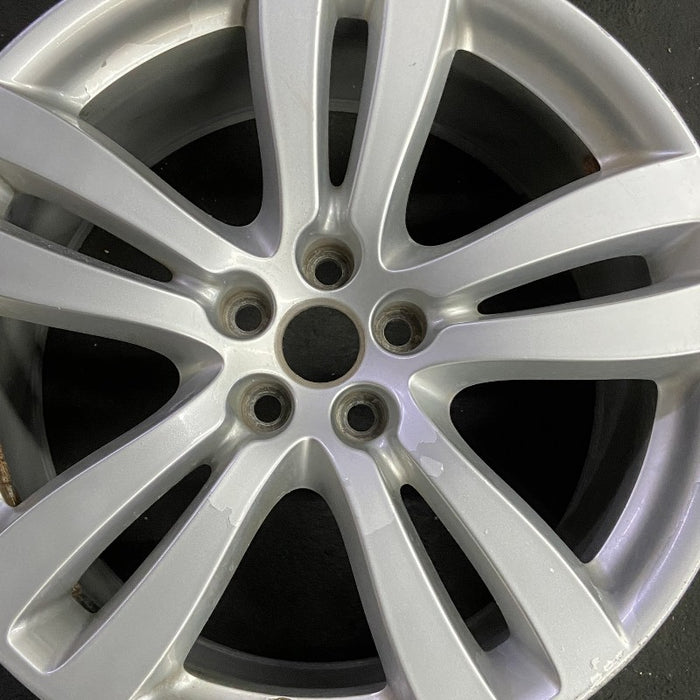 19" XJ 10-15 19x10 alloy 5 double spoke silver Original OEM Wheel Rim