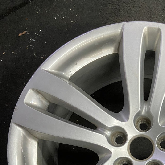 19" XJ 10-15 19x10 alloy 5 double spoke silver Original OEM Wheel Rim