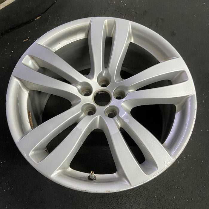 19" XJ 10-15 19x10 alloy 5 double spoke silver Original OEM Wheel Rim