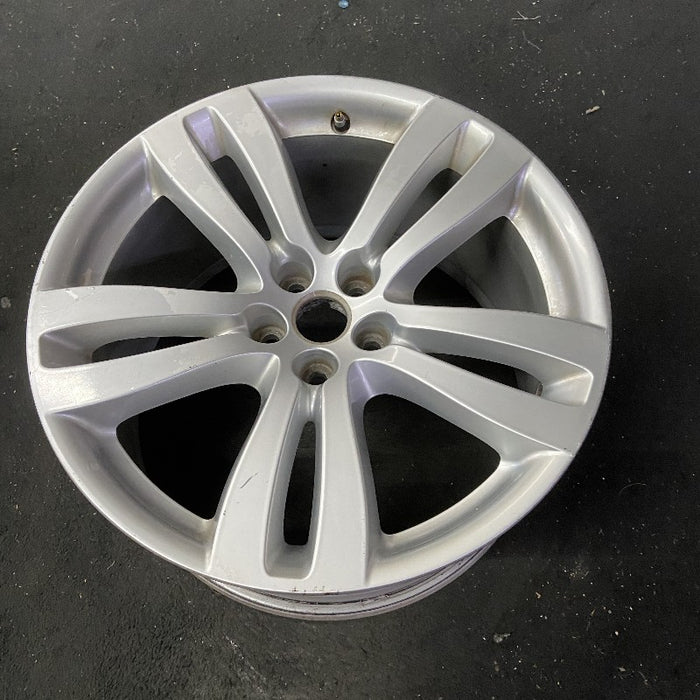 19" XJ 10-15 19x10 alloy 5 double spoke silver Original OEM Wheel Rim