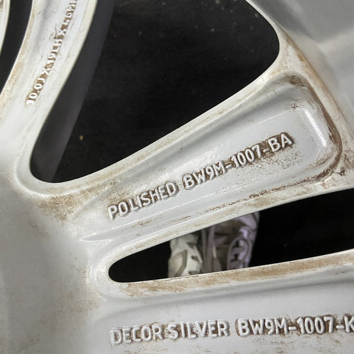 19" XJ 10-15 19x10 alloy 5 double spoke silver Original OEM Wheel Rim