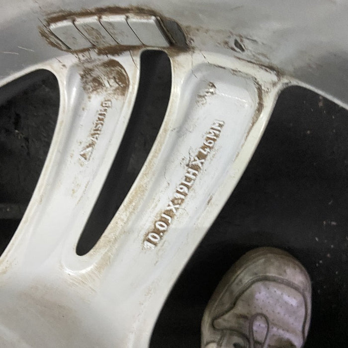 19" XJ 10-15 19x10 alloy 5 double spoke silver Original OEM Wheel Rim