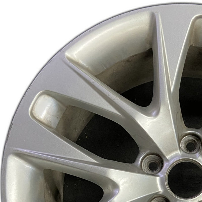 18" GENESIS 13-16 Cpe 18x8 10 spoke rear Original OEM Wheel Rim - Angle View