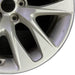 18" GENESIS 13-16 Cpe 18x8 10 spoke rear Original OEM Wheel Rim - Close-Up Detail