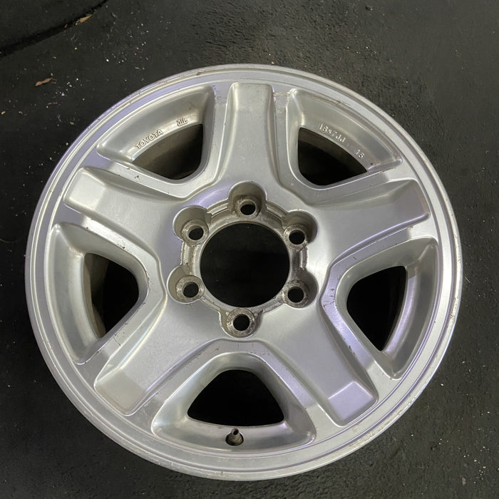 16" 4 RUNNER 99-02 16x7, alloy, 5 spoke Original OEM Wheel Rim