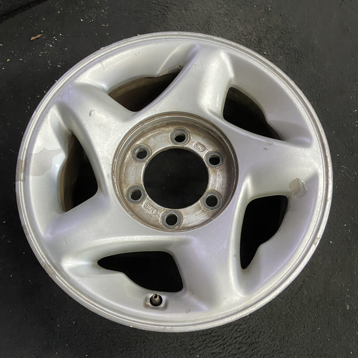 16" TACOMA 01-04 16x7, alloy, w/o 15mm offset Original OEM Wheel Rim - Side Profile