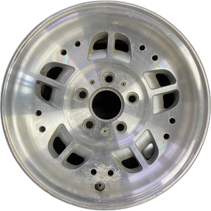 15" EXPLORER 93-94 15x7, aluminum, 10 depressions 10 holes Original OEM Wheel - Front View