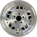 15" EXPLORER 93-94 15x7, aluminum, 10 depressions 10 holes Original OEM Wheel - Front View