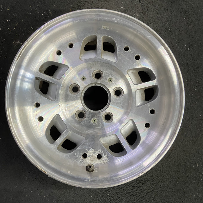 15" EXPLORER 93-94 15x7, aluminum, 10 depressions 10 holes Original OEM Wheel - Angle View