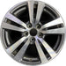 18" PILOT 16-18 18x8 , 5 double spoke , machined face Original OEM Wheel Rim - Front View