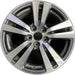 18" PILOT 16-18 18x8 , 5 double spoke , machined face Original OEM Wheel Rim - Front View