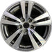 18" PILOT 16-18 18x8 , 5 double spoke , machined face Original OEM Wheel Rim - Front View