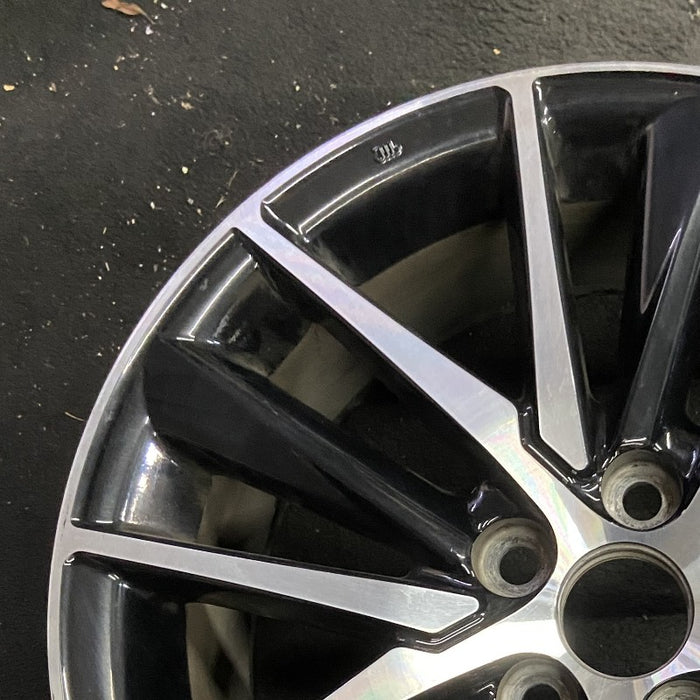18" CAMRY 21-24 18x8 alloy 15 spoke machined black Original OEM Wheel Rim