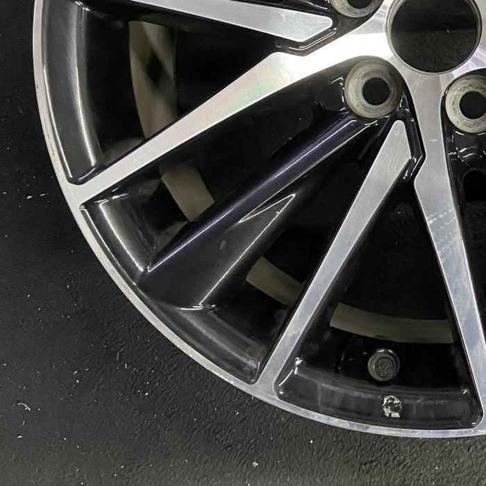 18" CAMRY 21-24 18x8 alloy 15 spoke machined black Original OEM Wheel Rim