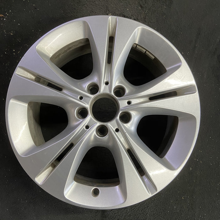 17" MERCEDES C-CLASS 17 205 Type, Cpe, C300, 17x7 Original OEM Wheel Rim - Angle View