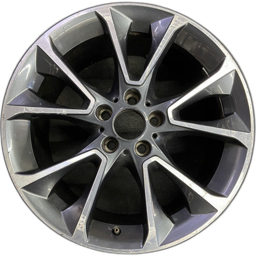 19" BMW X5 14-18 19x9 , 5 spoke, V spoke, narrow spoke Original OEM Wheel Rim - Front View
