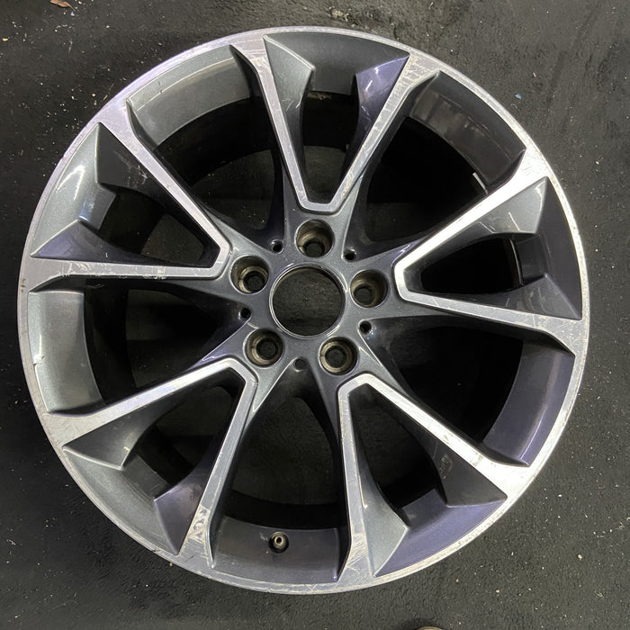19" BMW X5 14-18 19x9 , 5 spoke, V spoke, narrow spoke Original OEM Wheel Rim - Angle View
