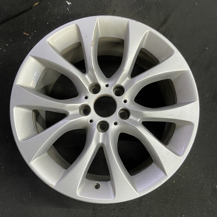 19" BMW X5 14-18 19x9 , 5 spoke, V spoke, wide spoke Original OEM Wheel Rim - Angle View