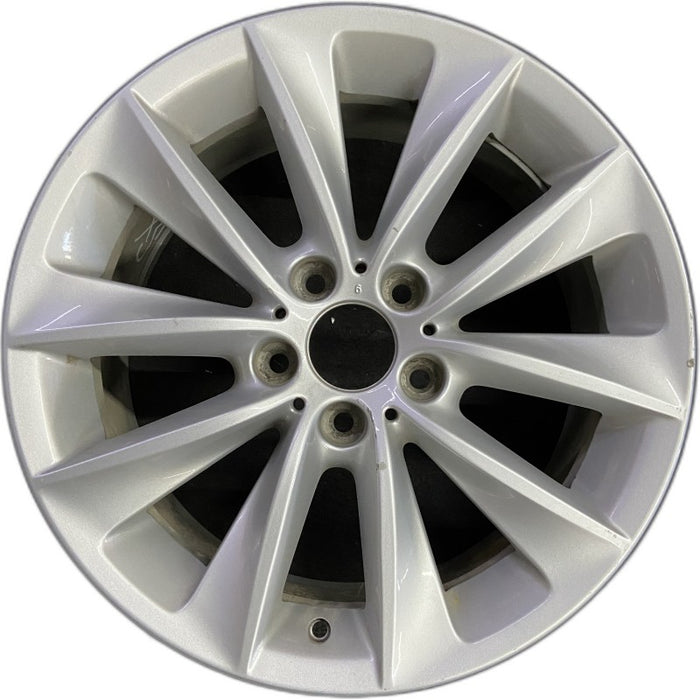 18" BMW X3 11-14 18x8 alloy 5 spoke V spoke design silver Original OEM Wheel Rim