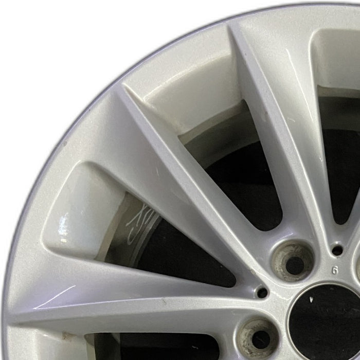18" BMW X3 11-14 18x8 alloy 5 spoke V spoke design silver Original OEM Wheel Rim
