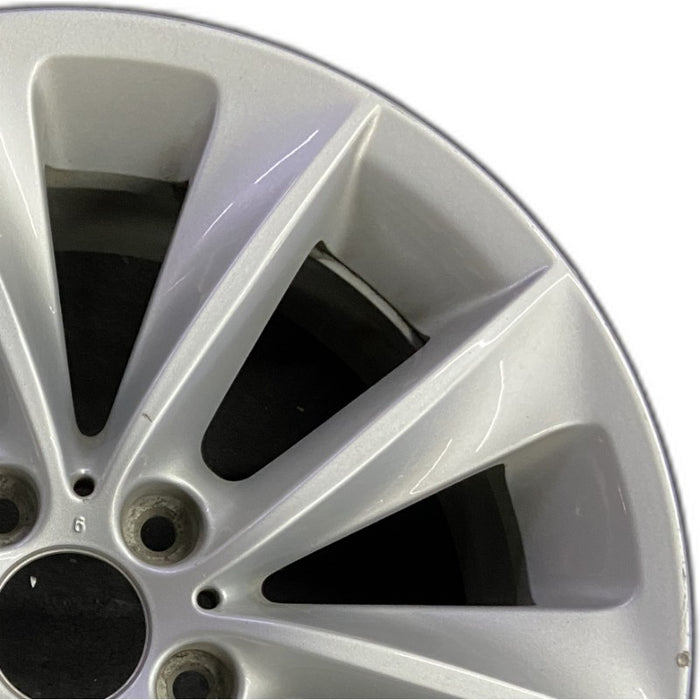 18" BMW X3 11-14 18x8 alloy 5 spoke V spoke design silver Original OEM Wheel Rim