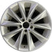 18" BMW X3 11-14 18x8 , , V spoke design, silver Original OEM Wheel Rim - Front View