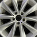18" BMW X3 11-14 18x8 alloy 5 spoke V spoke design silver Original OEM Wheel Rim - Angle View