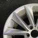 18" BMW X3 11-14 18x8 alloy 5 spoke V spoke design silver Original OEM Wheel Rim - Side Profile
