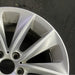 18" BMW X3 11-14 18x8 alloy 5 spoke V spoke design silver Original OEM Wheel Rim - Close-Up Detail