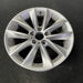 18" BMW X3 11-14 18x8 , , V spoke design, silver Original OEM Wheel Rim - Close-Up Detail
