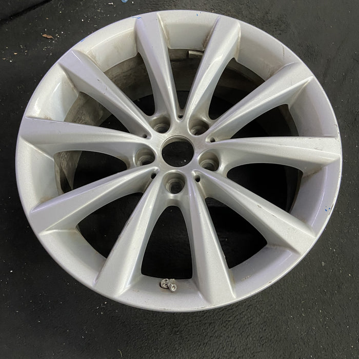 18" 640i GT 18-19 18x8, 5 spoke, Original OEM Wheel Rim - Side Profile