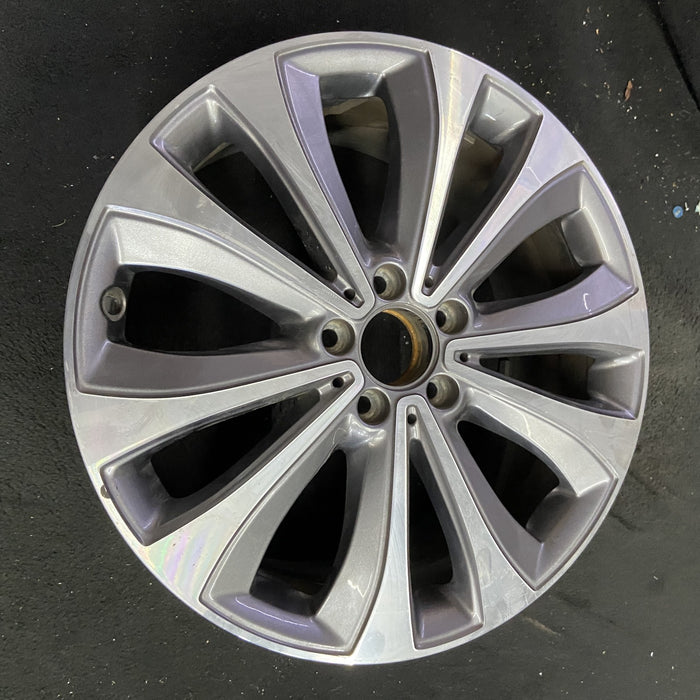 19" MERCEDES GLE-CLASS 20-23 167 Type, GLE350, 19x8, 5 twin spoke Original OEM - Side Profile