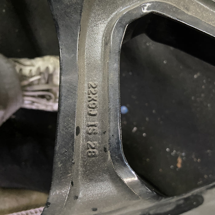 22" COLORADO 25 22x9 Original OEM Wheel Rim - Back View
