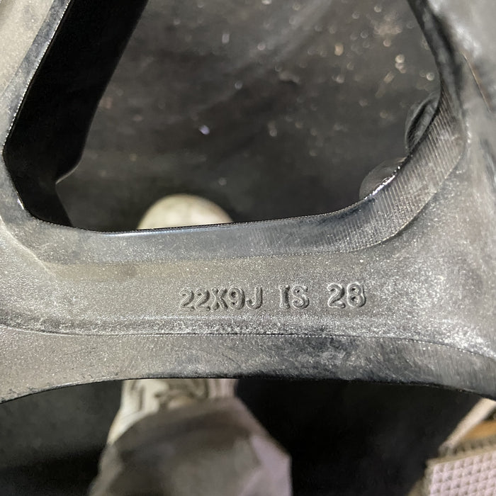 22" COLORADO 25 22x9 Original OEM Wheel Rim - Back View