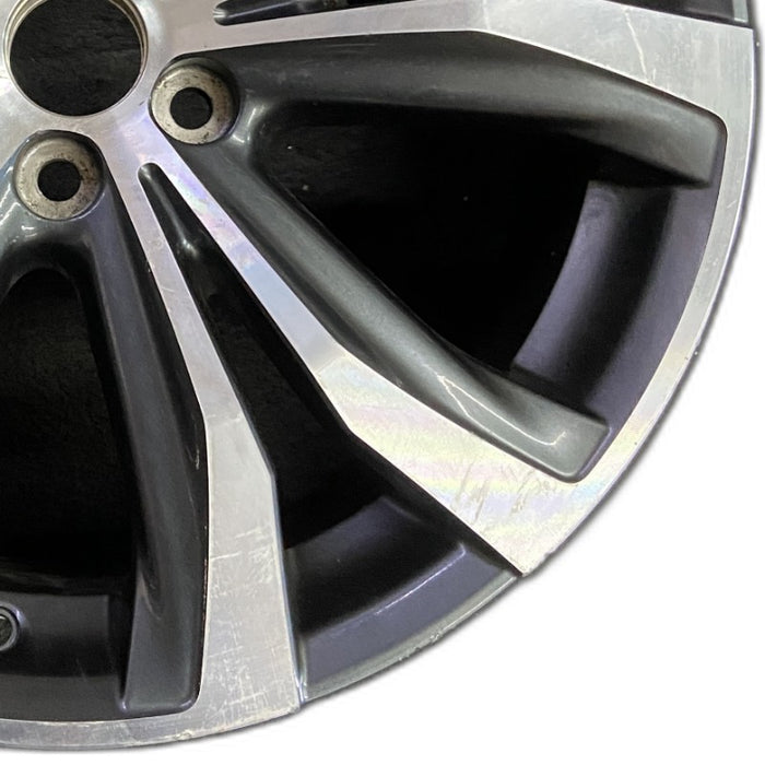 20" LEXUS RX350 16-19 20x8 alloy 10 spoke V spoke Original OEM Wheel Rim - Close-Up Detail
