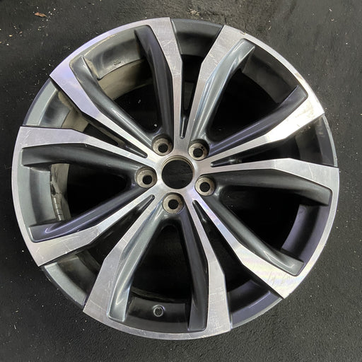 20" LEXUS RX350 16-19 20x8 , 10 spoke, V spoke Original OEM Wheel Rim - Angle View